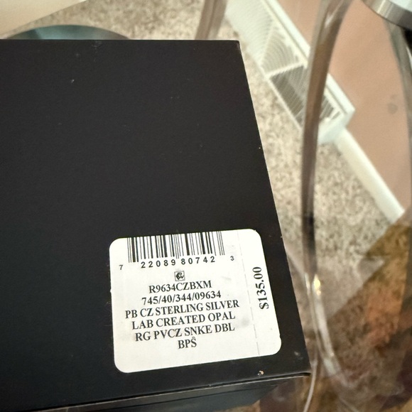 Giani Bernini Sterling Silver Snake Ring with Cubic Zirconia - Picture 4 of 4